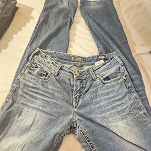 ​Silver Jeans Suki Curvy Mid Straight - Rare 37" Extra Long Inseam - Size 30